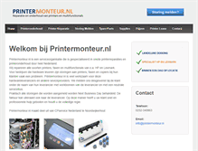 Tablet Screenshot of printermonteur.nl
